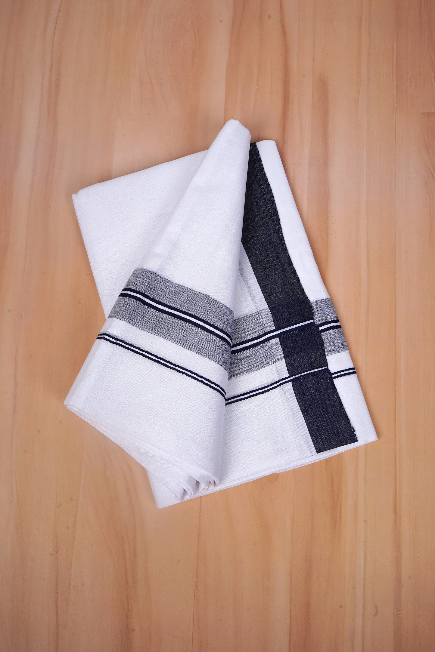 FCD-571 W/D DHOTI 3.80 MTR - Dark Blue