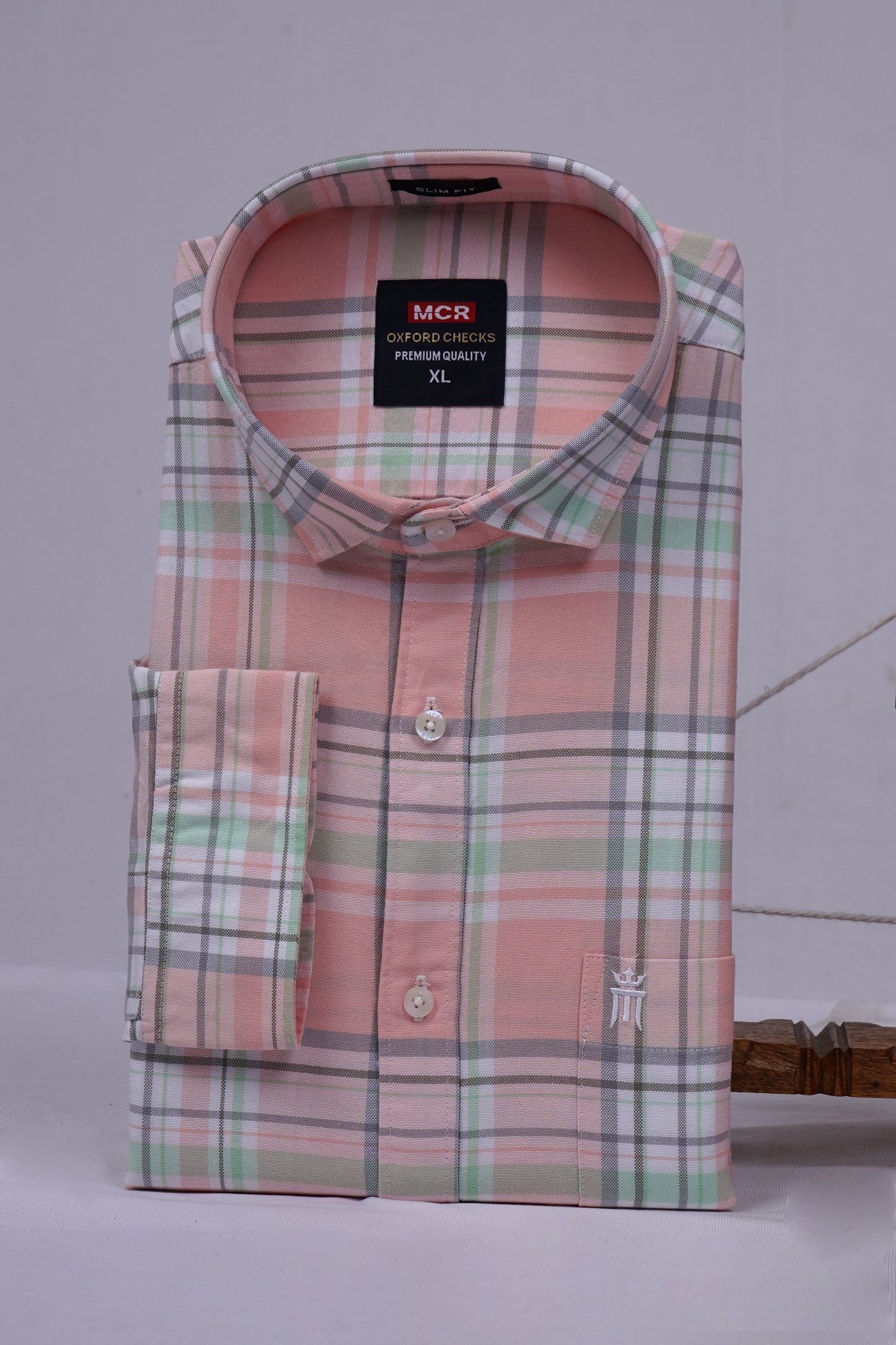 MCR OXFORD 89008 Full Sleeve Formal Color Shirt For Men