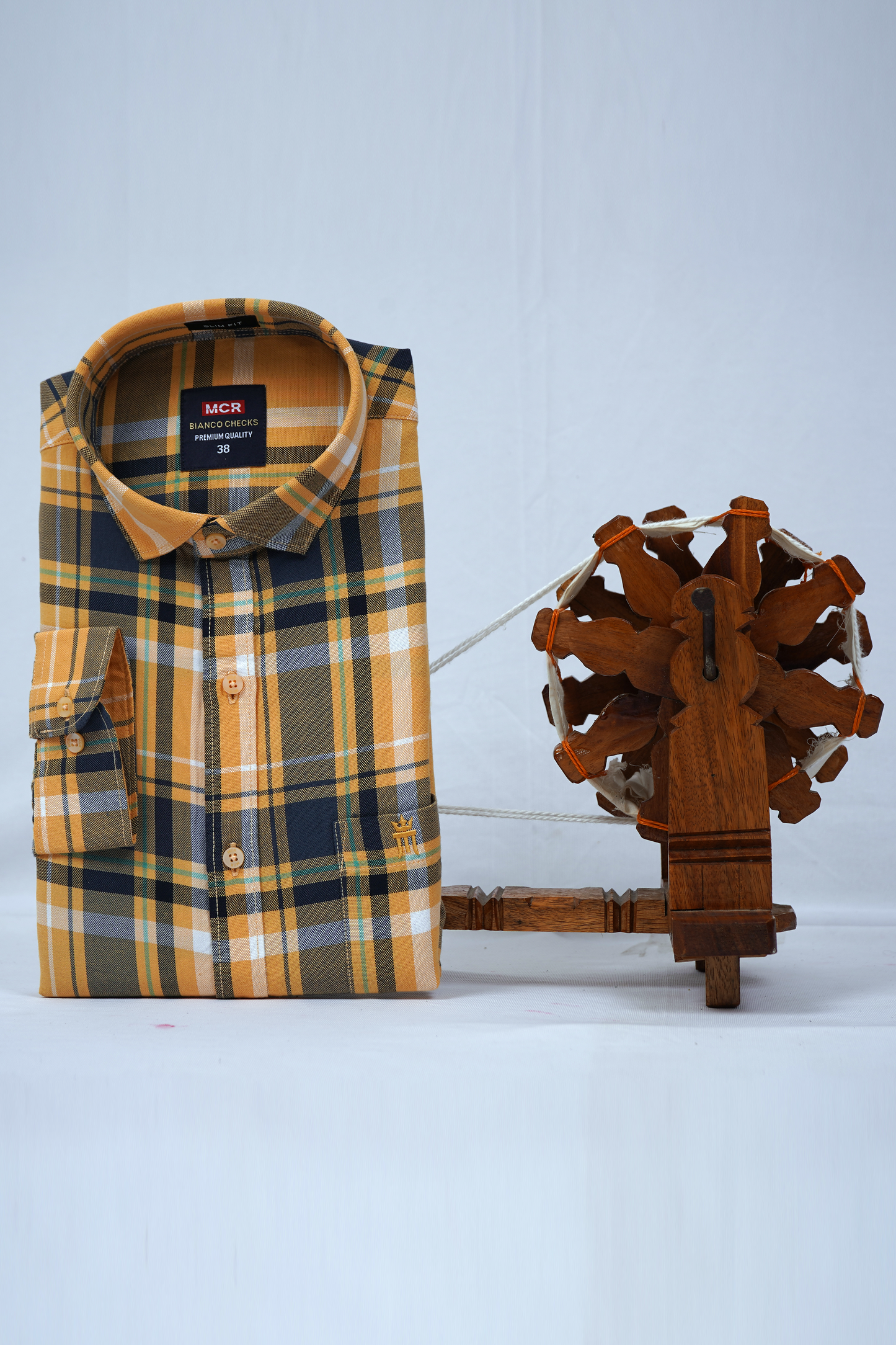 MCR BIANCO CHECKS 91006 Full Sleeve Formal Color Shirt For Men