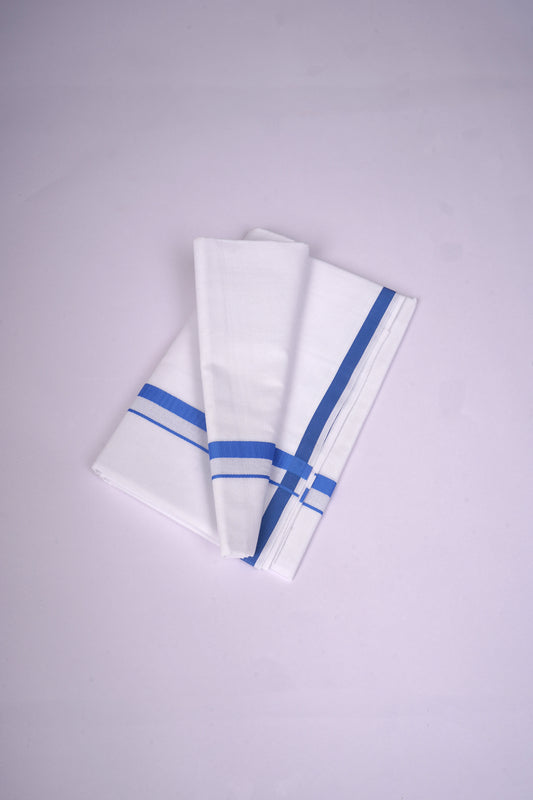 HS-19 W/S DHOTI 1.90 MTR - Blue