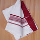 FCD-585 W/D DHOTI 3.80 MTR - Dark Red