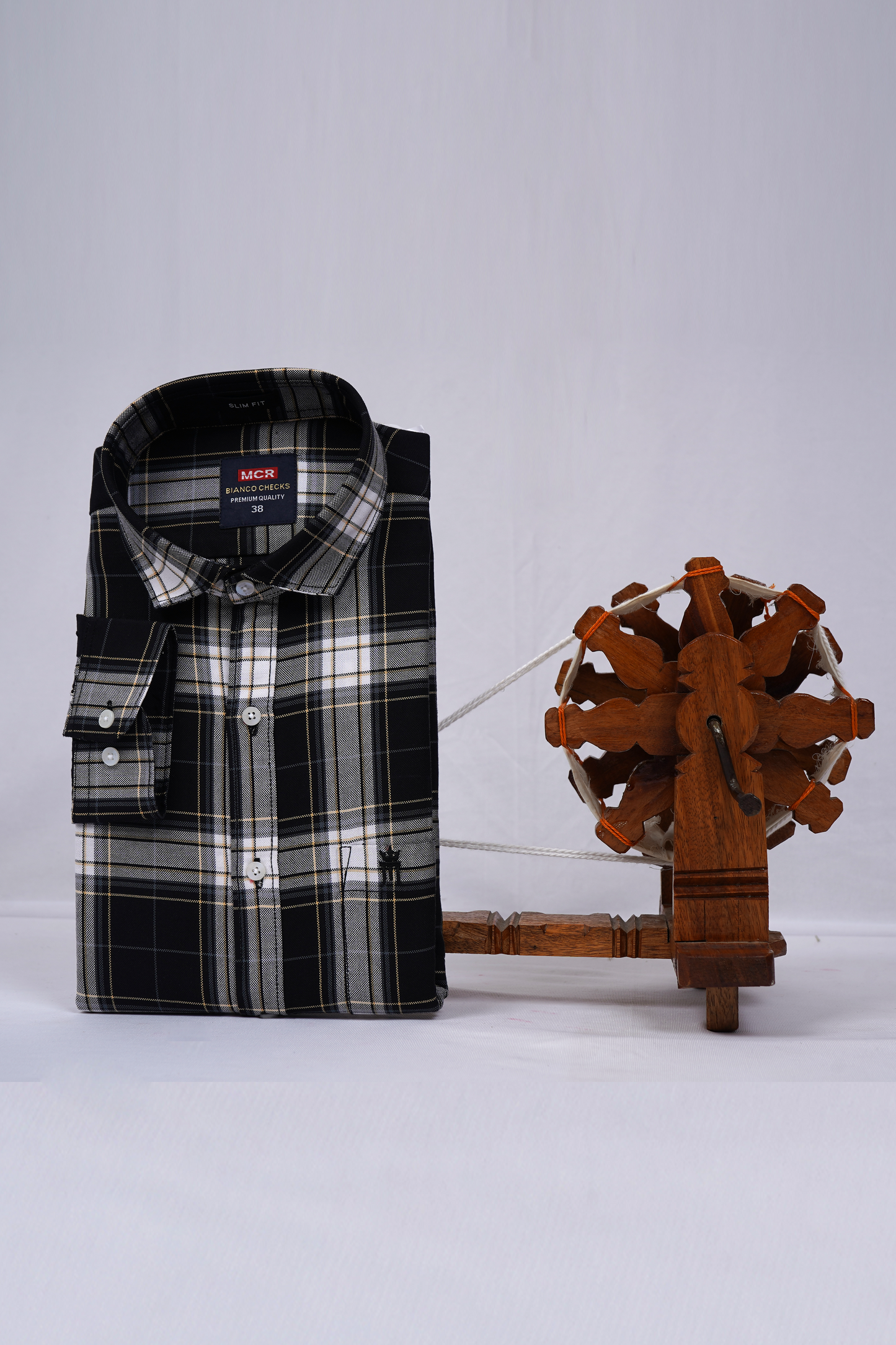 MCR BIANCO CHECKS 91003 Full Sleeve Formal Color Shirt For Men