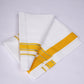 FS-130 W/S DHOTI  1.90 MTR - Yellow