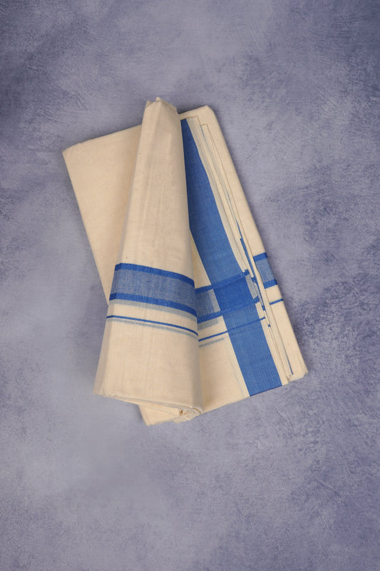 FCD-471C C/D DHOTI  3.80 MTR-Light Blue