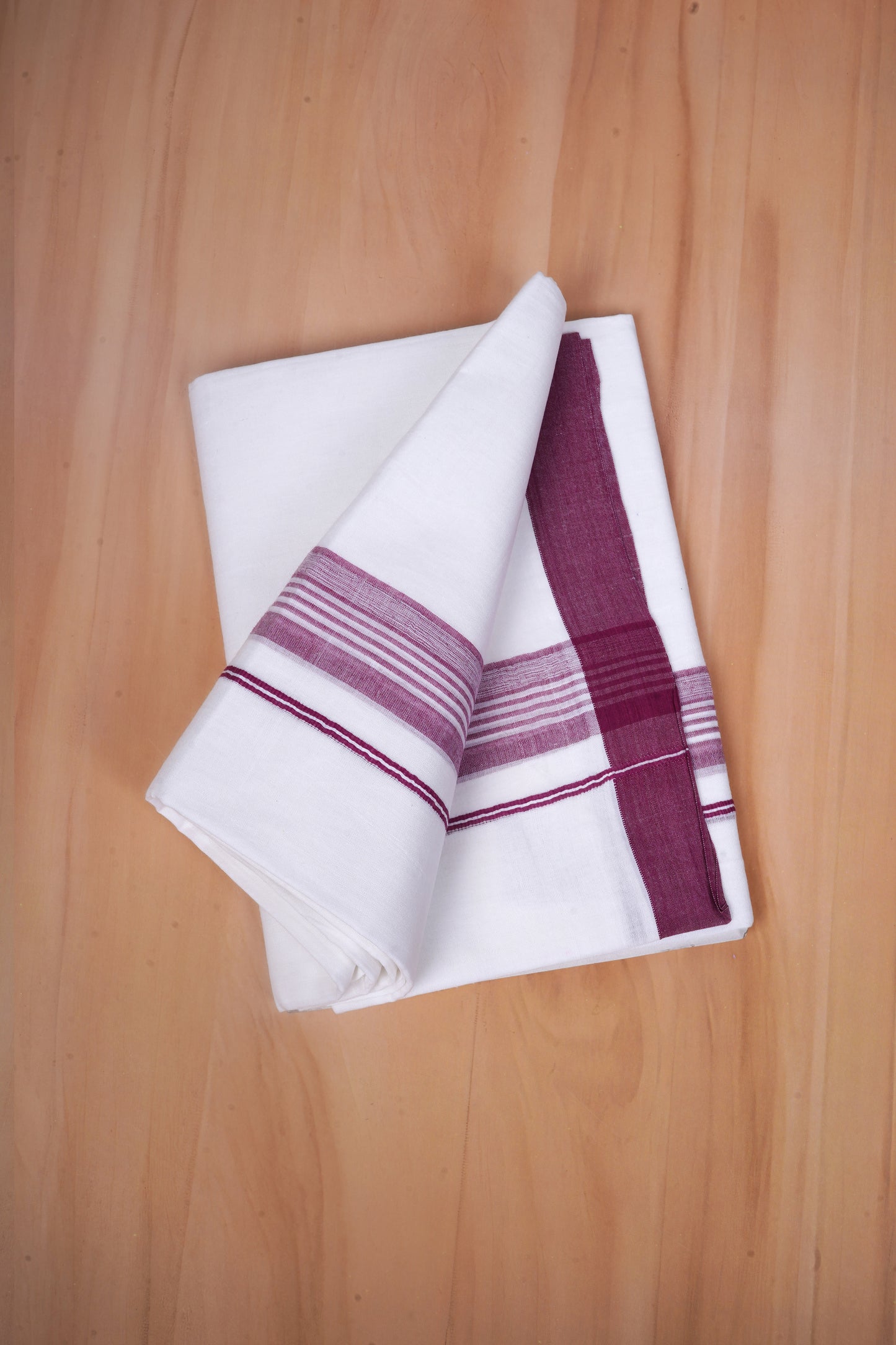 FCD-581 W/D DHOTI 3.80 MTR - Maroon