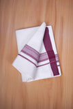 FCD-581 W/D DHOTI 3.80 MTR - Maroon
