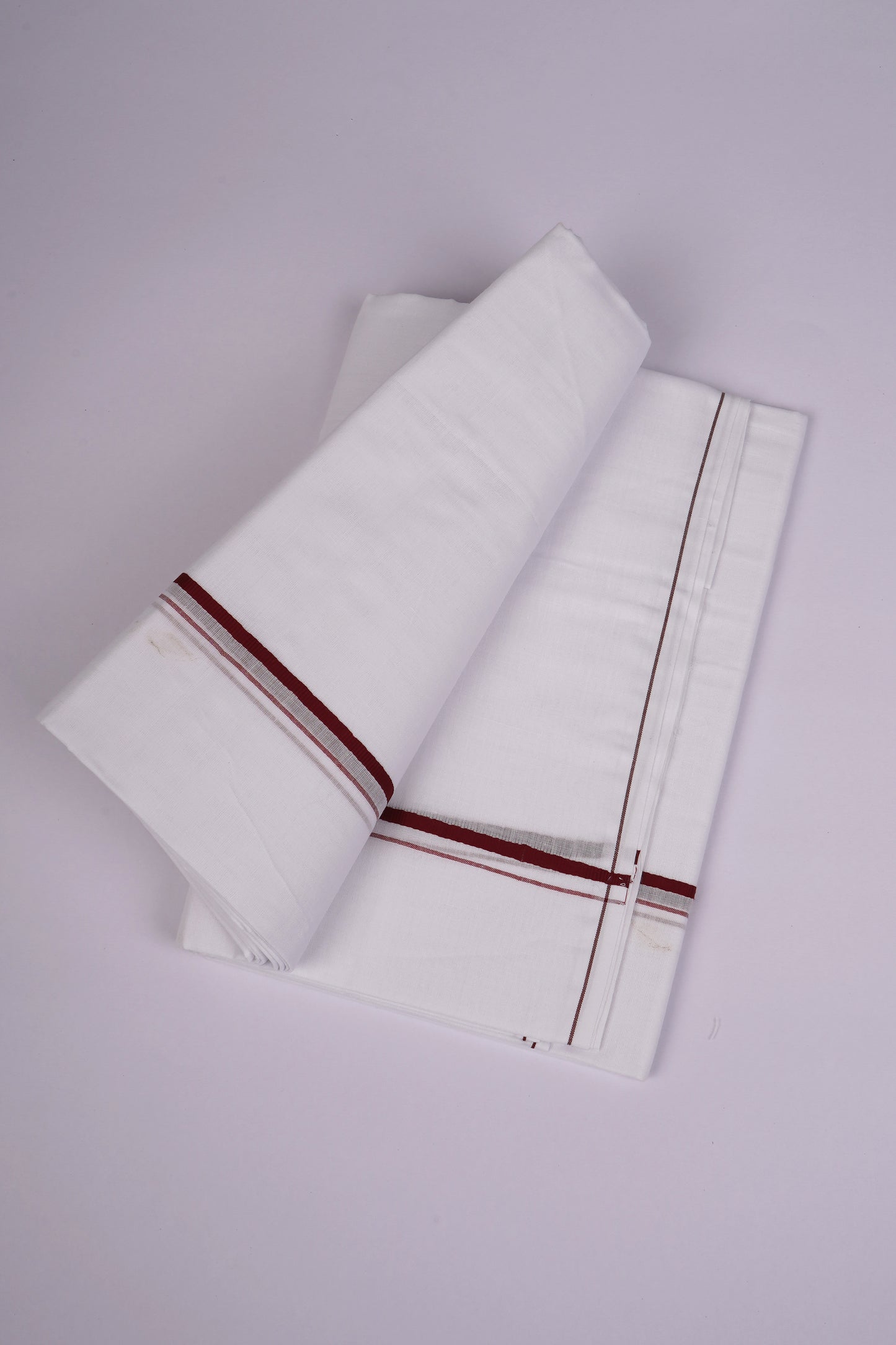 SD-10 W/D DHOTI  3.80 MTR-Maroon