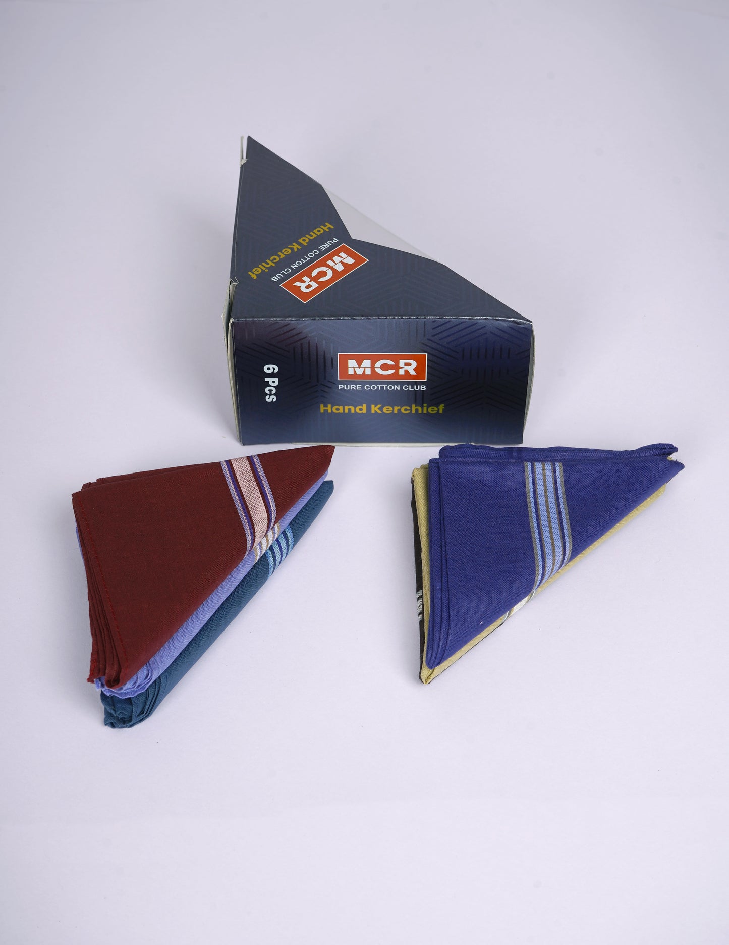 MAXWELL - KF-126 KERCHIEF 6 PCS - 16X16 - ASSORTED COLOR