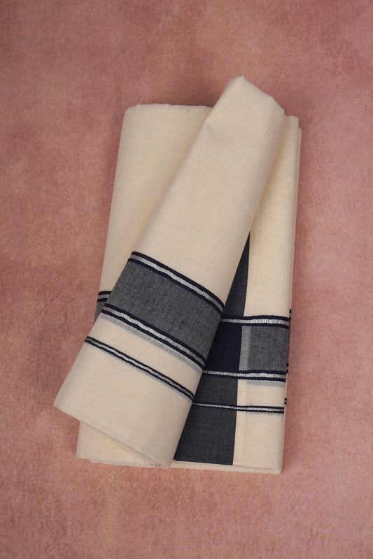 FCD-364C C/D DHOTI  3.80 MTR-Dark Gray