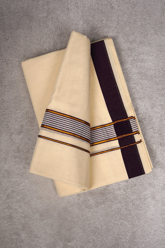 FD-186C C/D DHOTI  3.80 MTR-brown