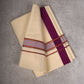 FD-186C C/D DHOTI  3.80 MTR-Dark Maroon