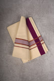 FD-186C C/D DHOTI  3.80 MTR-Dark Maroon