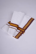FS-103 W/S DHOTI 2.00 MTR - GOLD MAROON
