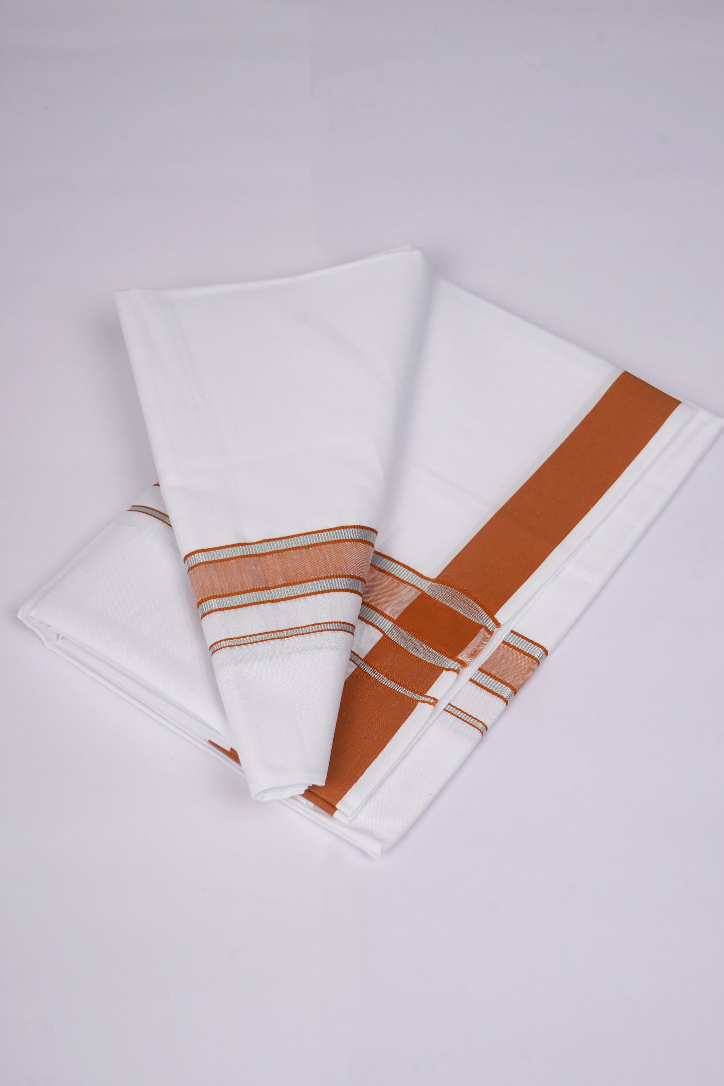 FS-105 W/S DHOTI  2.00 MTR - Dark Orange
