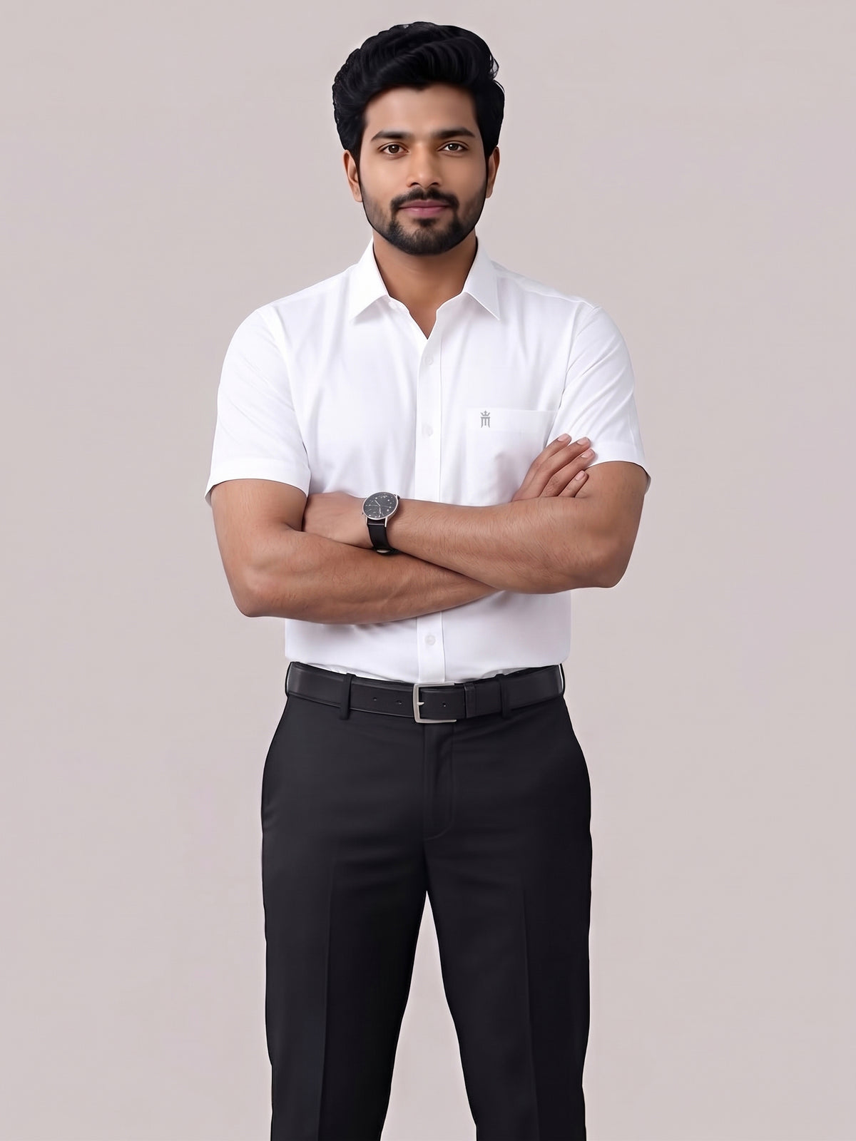 Adolin Formal White Shirt For Men