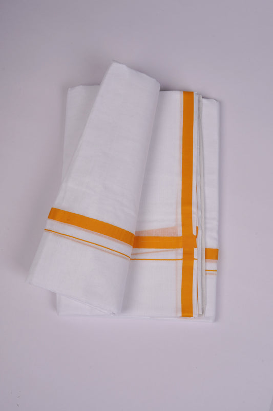 HD-24 W/D DHOTI  3.80 MTR-Yellow