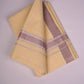 RGD-04C CREAM DOUBLE DHOTI  4.00 MTR