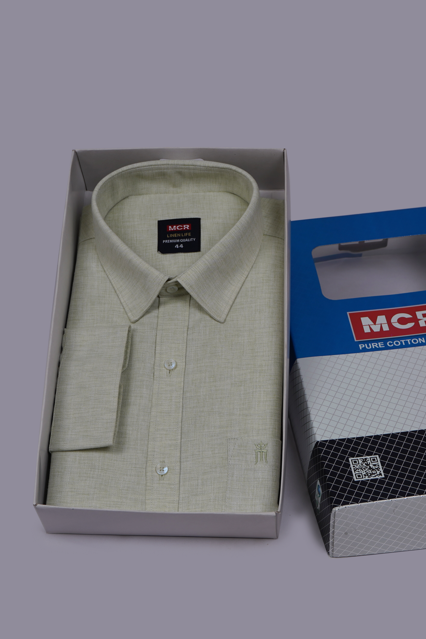 MCR LINEN LIFE 93104 Full Sleeve Formal Color Shirt For Men