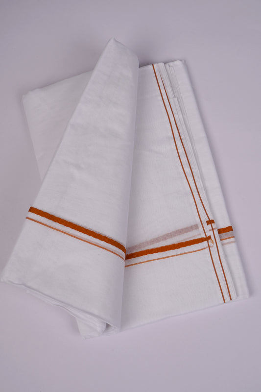 SD-14 W/D DHOTI  3.80 MTR-Brown