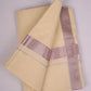 RGD-02C CREAM DOUBLE DHOTI  4.00 MTR