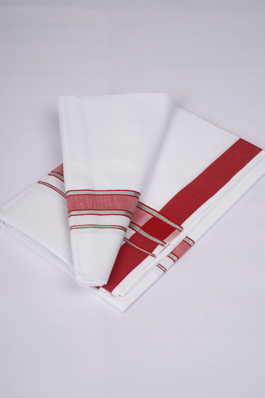 FS-105 W/S DHOTI 2.00 MTR - Dark Pink