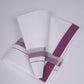 FS-124 W/S DHOTI  1.90 MTR - Silver Dark Violet