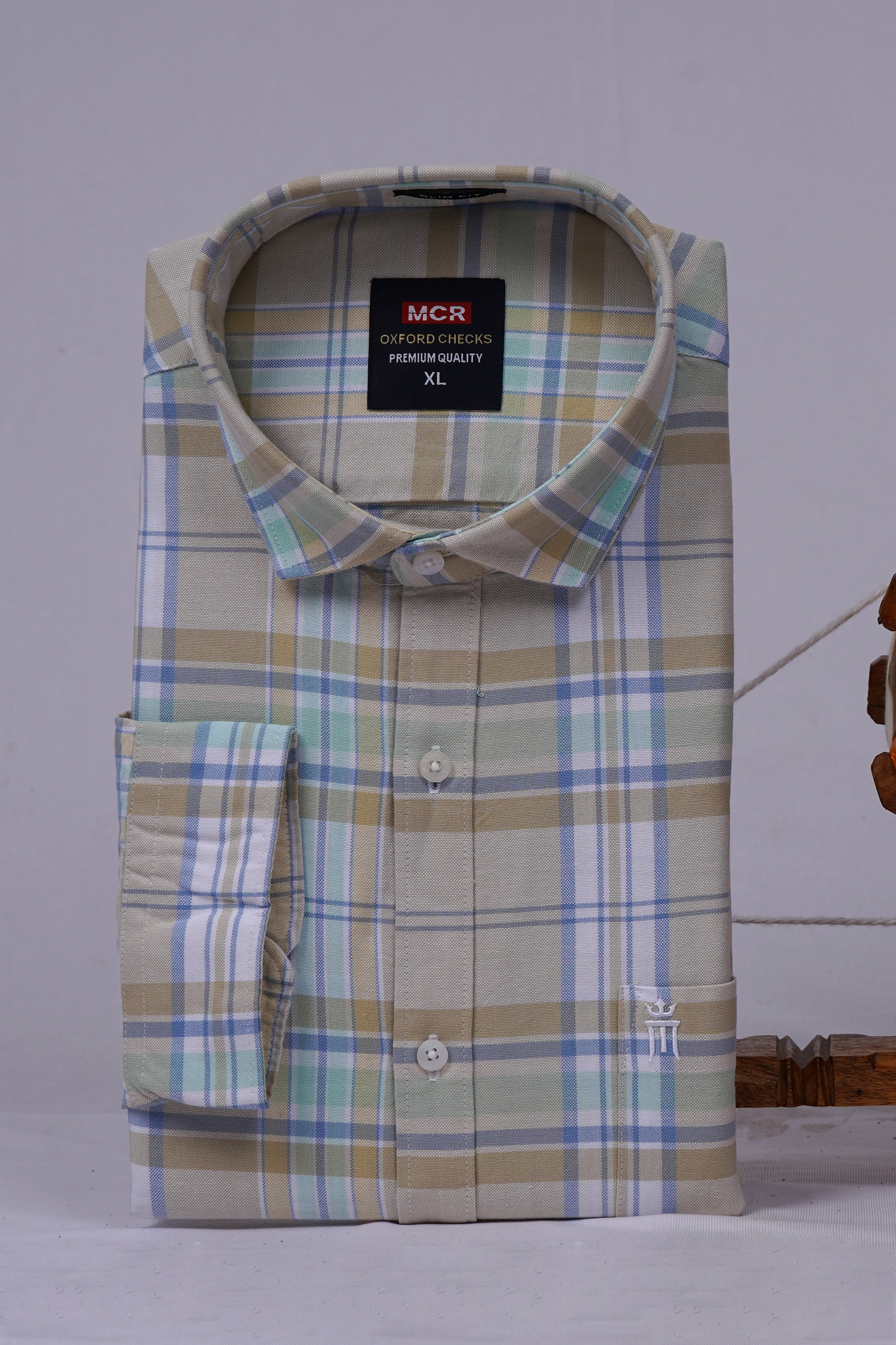 MCR OXFORD 89004 Full Sleeve Formal Color Shirt For Men