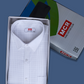 MCR 2028 MILKY Full Sleeve Formal White Shirt For Men