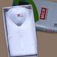 MCR MAGNET Half Sleeve Formal White Shirt For Men