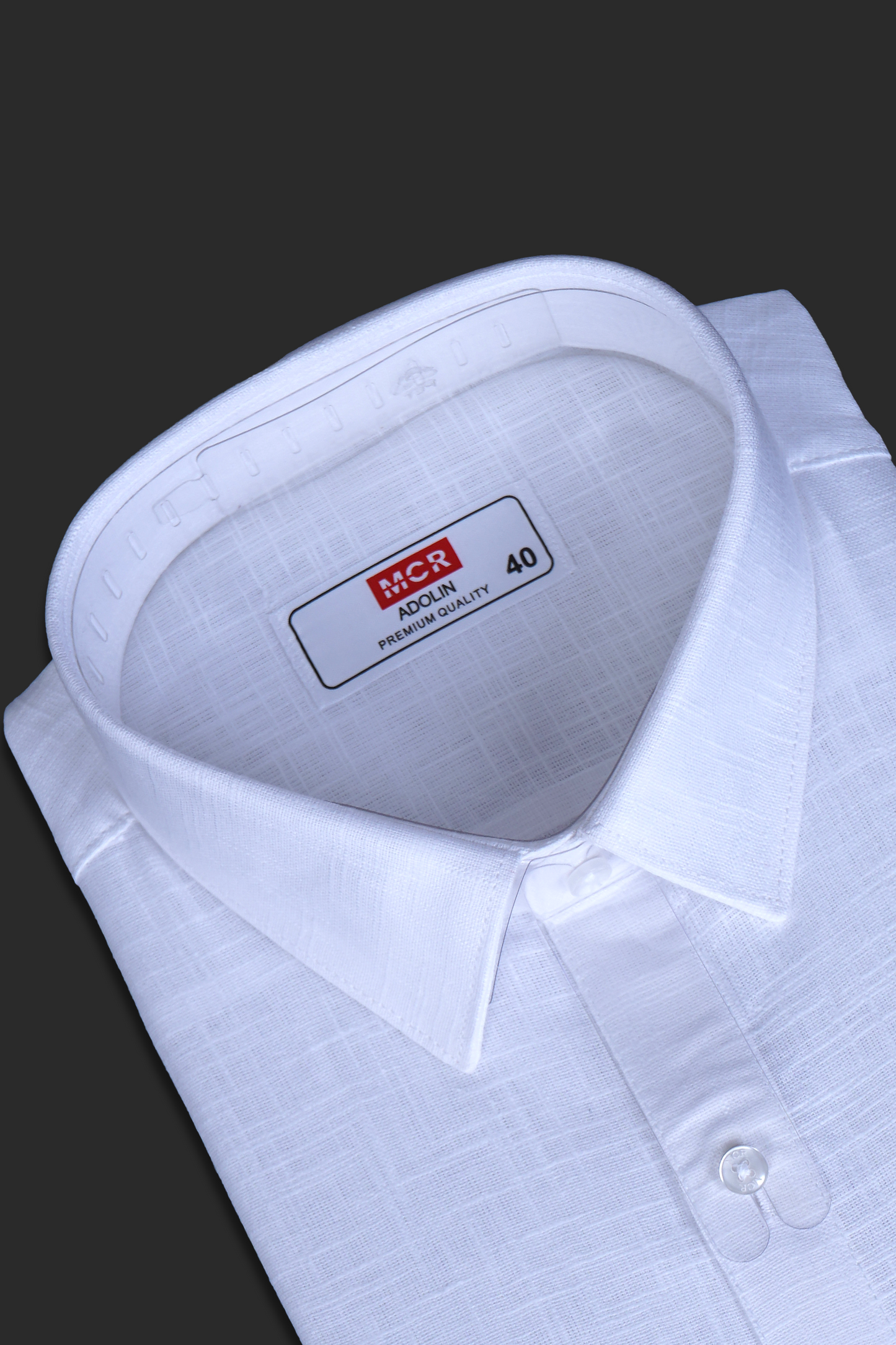 MCR ADOLIN Half Sleeve Formal White Shirt For Men