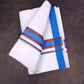 FD-176 W/D DHOTI 3.80 MTR-Sky Blue