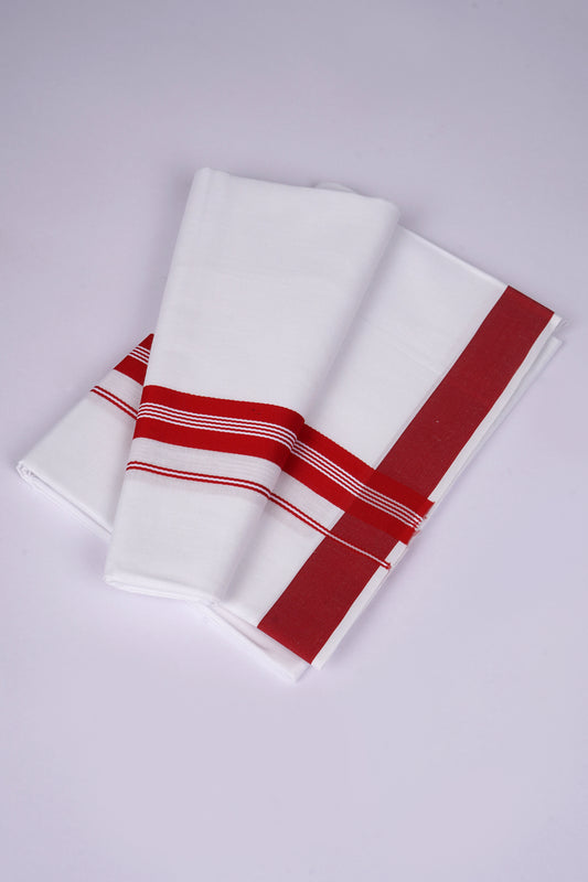 FS-125 W/S DHOTI  1.90 MTR - Red