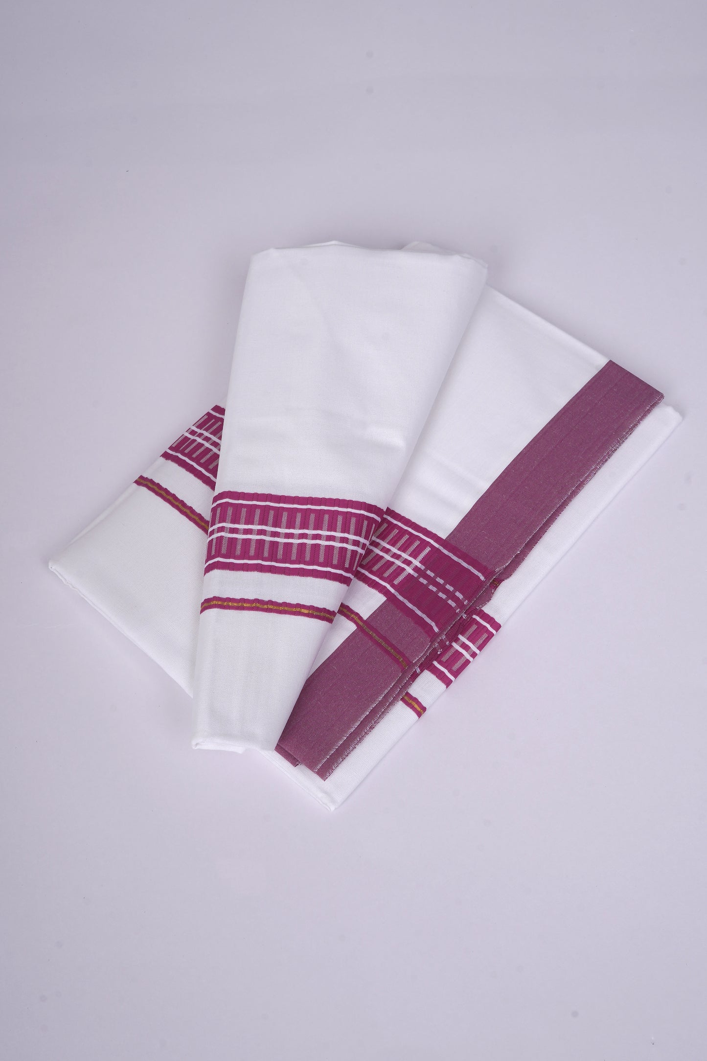 FS-99 W/S DHOTI 2.00 MTR - DARK PINK