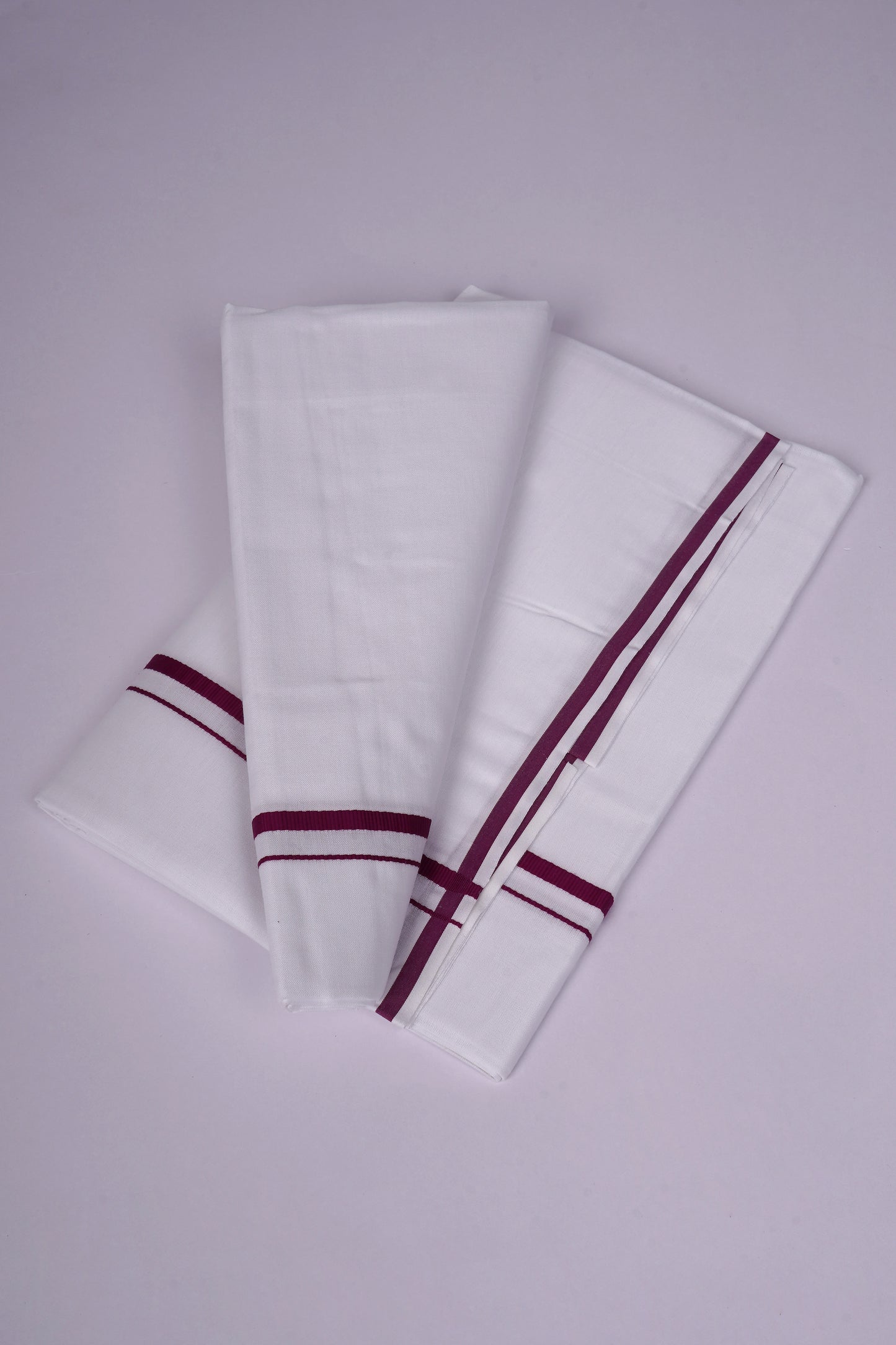 QS-04 W/S DHOTI  2.00 MTR - Dark Violet