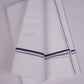 SD-17 W/D DHOTI  4.00 MTR-Dark Blue