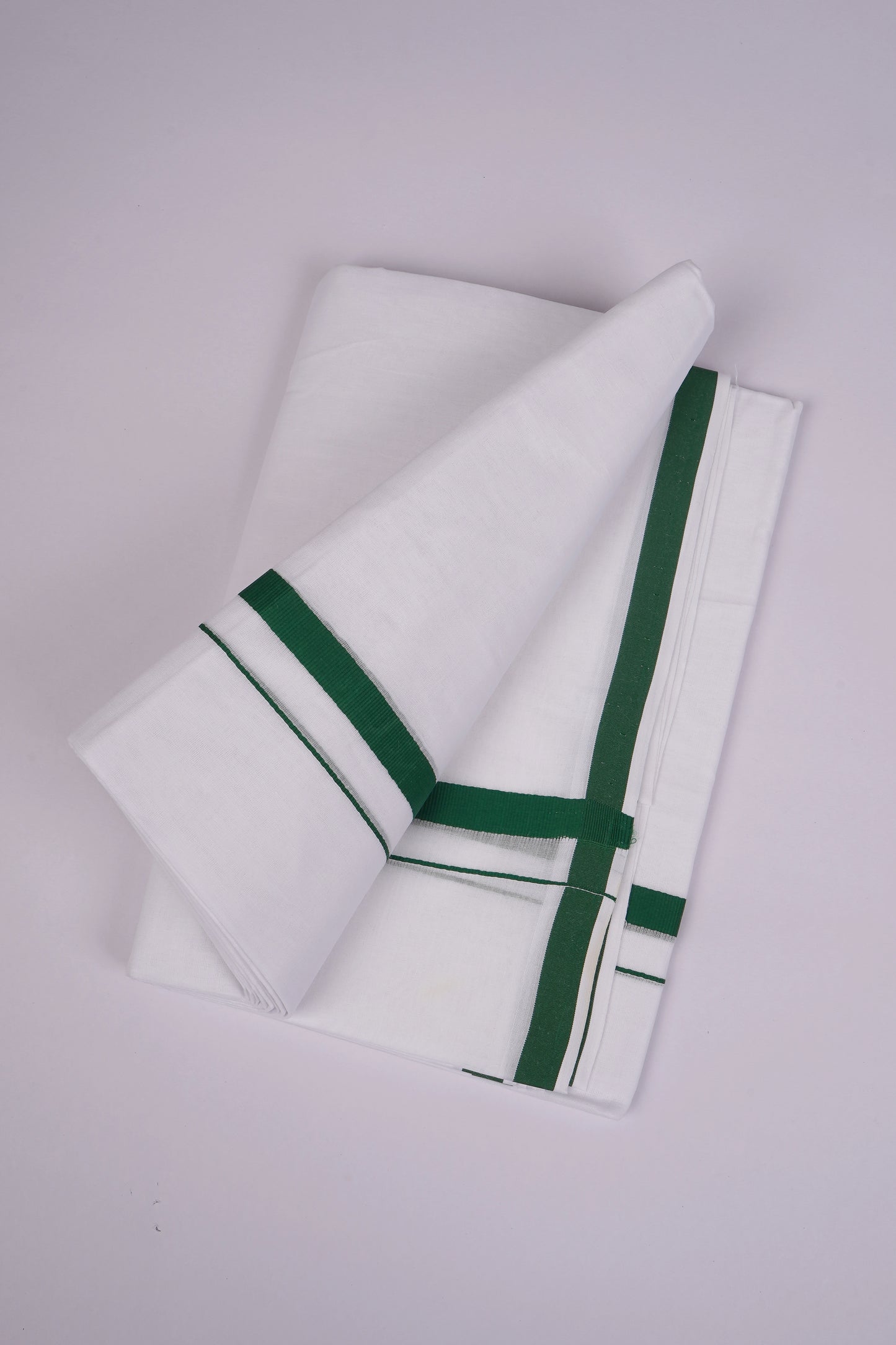 HD-29 W/D DHOTI  4.00 MTR-Dark Green
