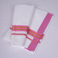FS-100 W/S DHOTI 2.00 MTR - Dark Pink