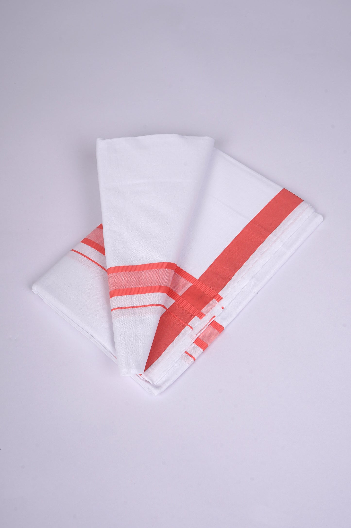 FS-112 W/S DHOTI 2.00 MTR - LIGHT ORANGE