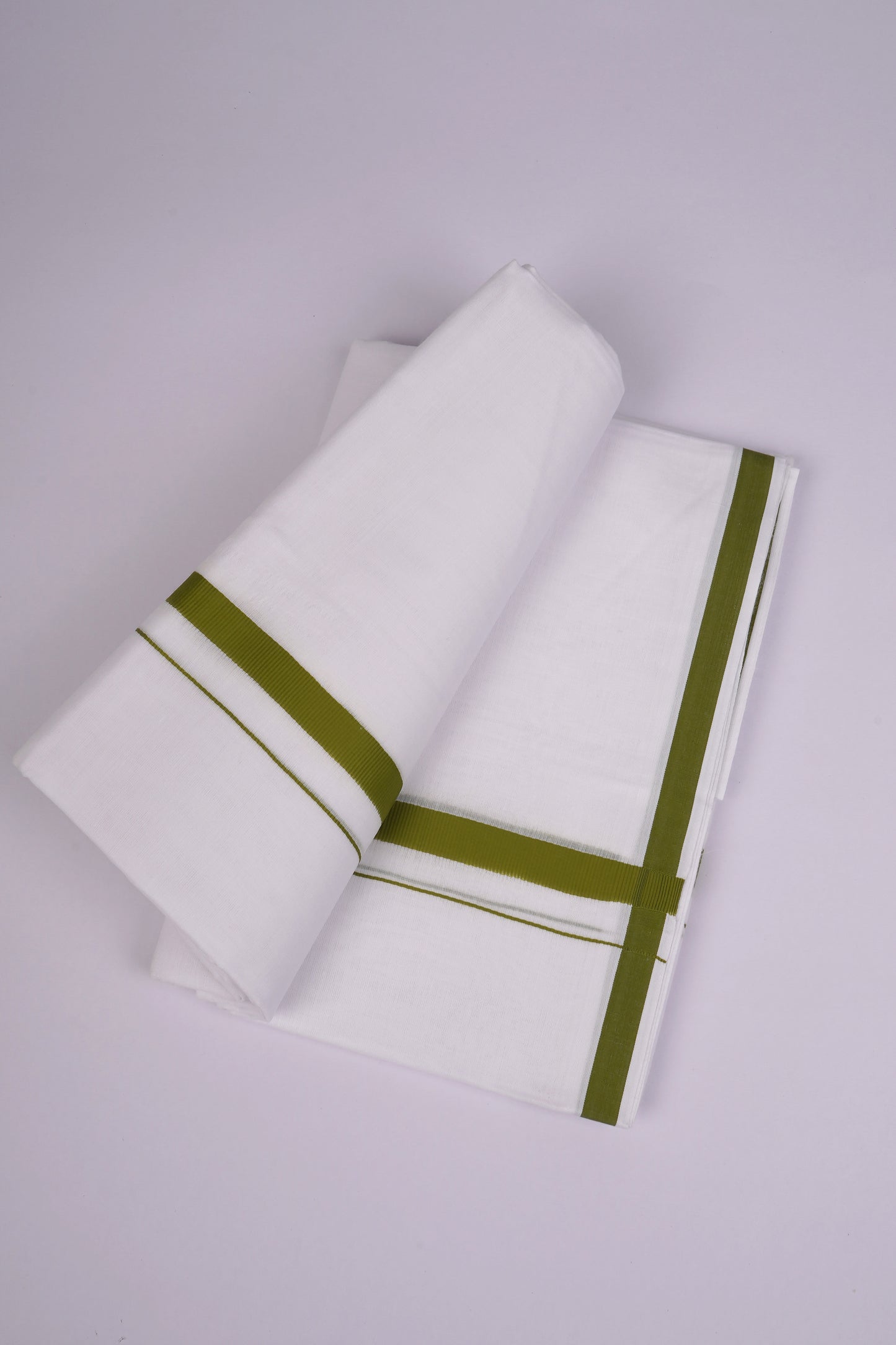 HD-17 W/D DHOTI  3.80 MTR-dark Green
