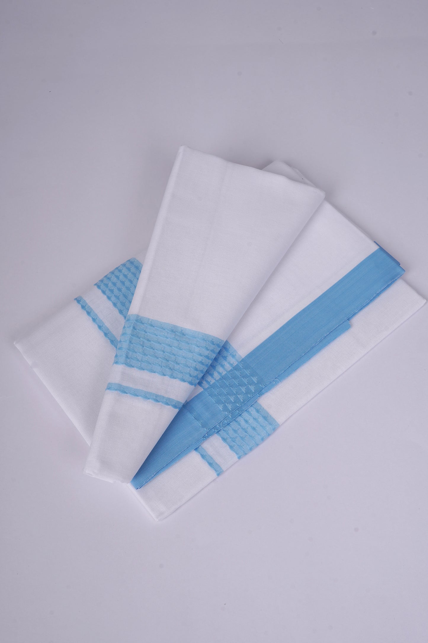 FS-136 W/S DHOTI  2.00 MTR - Sea Blue