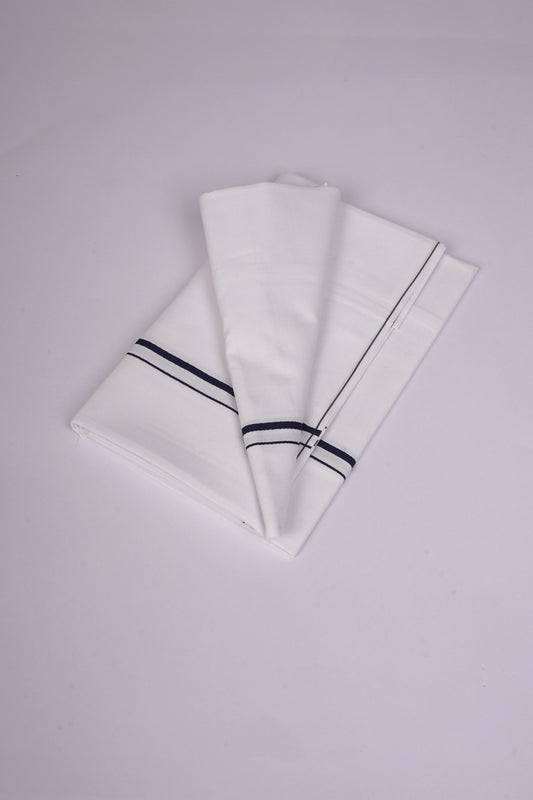SS-21 STITCH W/S DHOTI  2.00 MTR - Dark Blue