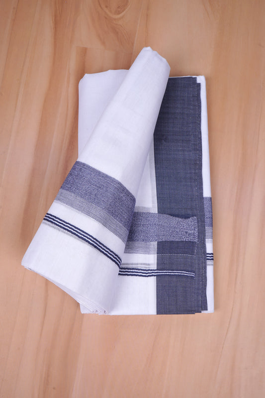 FCD-394 W/D DHOTI 3.80 MTR- Blue 2
