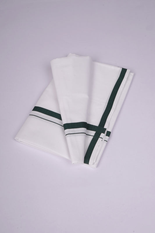HS-05 W/S DHOTI  2.00 MTR - Dark Green