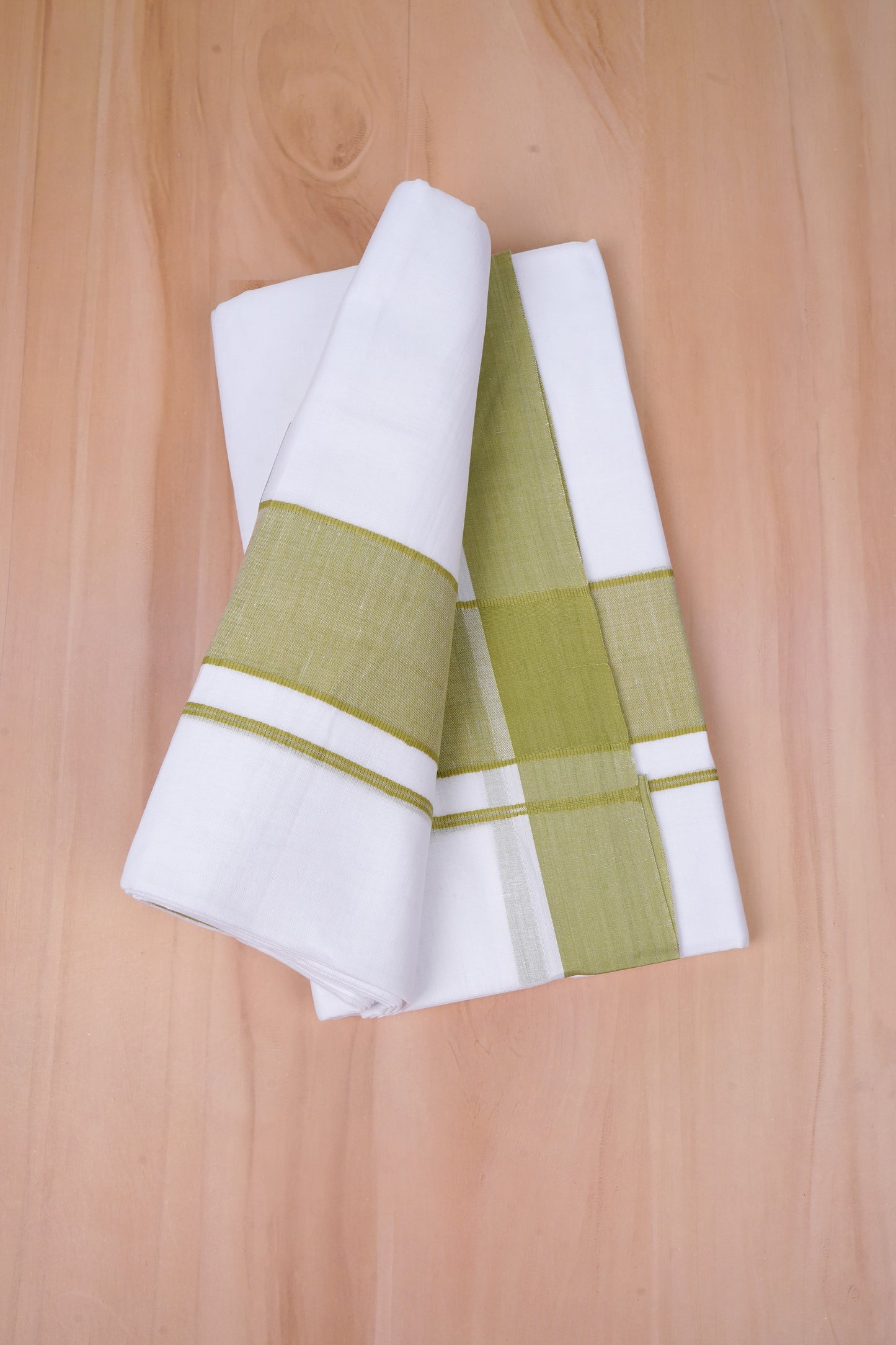 FCD-04 W/D DHOTI 4.00 MTR-Olive Green