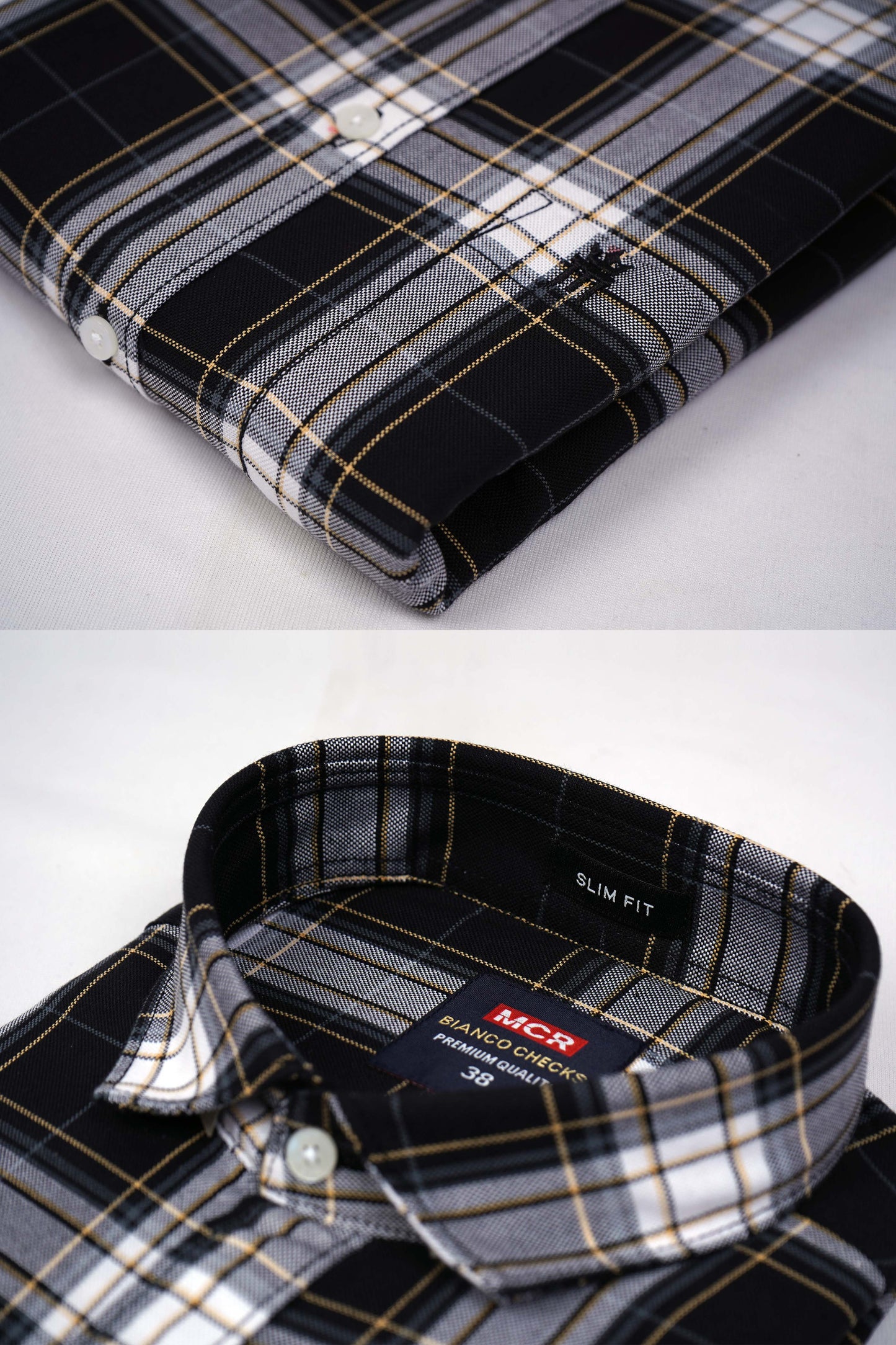 MCR BIANCO CHECKS 91003 Full Sleeve Formal Color Shirt For Men