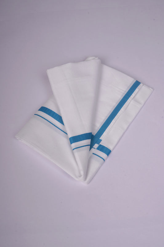 HS-17 STITCH W/S DHOTI 2.00 MTR - Ajantha Blue