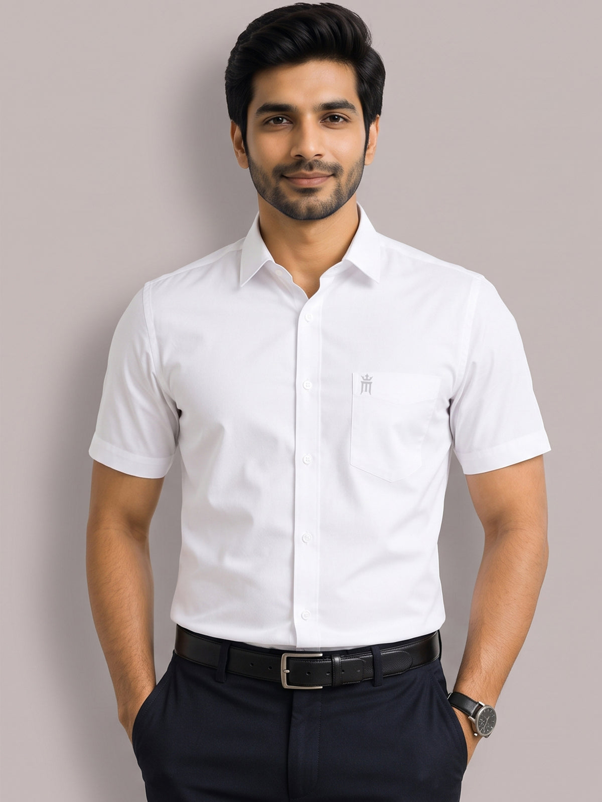 Excel Formal White Shirt For Men