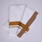 FS-107 W/S DHOTI 2.00 MTR - GOLD DARK BROWN