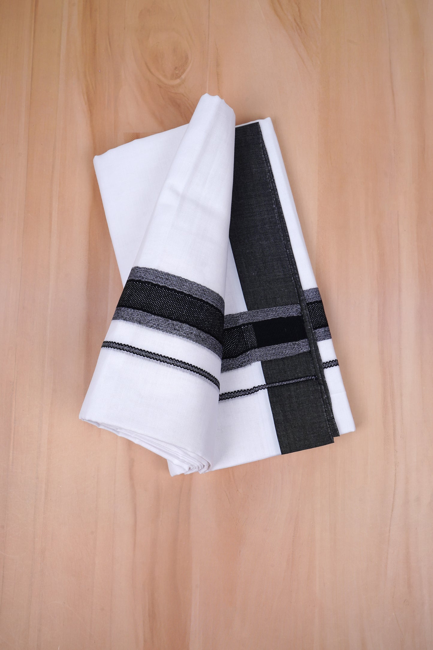 FCD-422 W/D DHOTI 3.80 MTR- Black