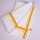 HD-17 W/D DHOTI  3.80 MTR-yellow